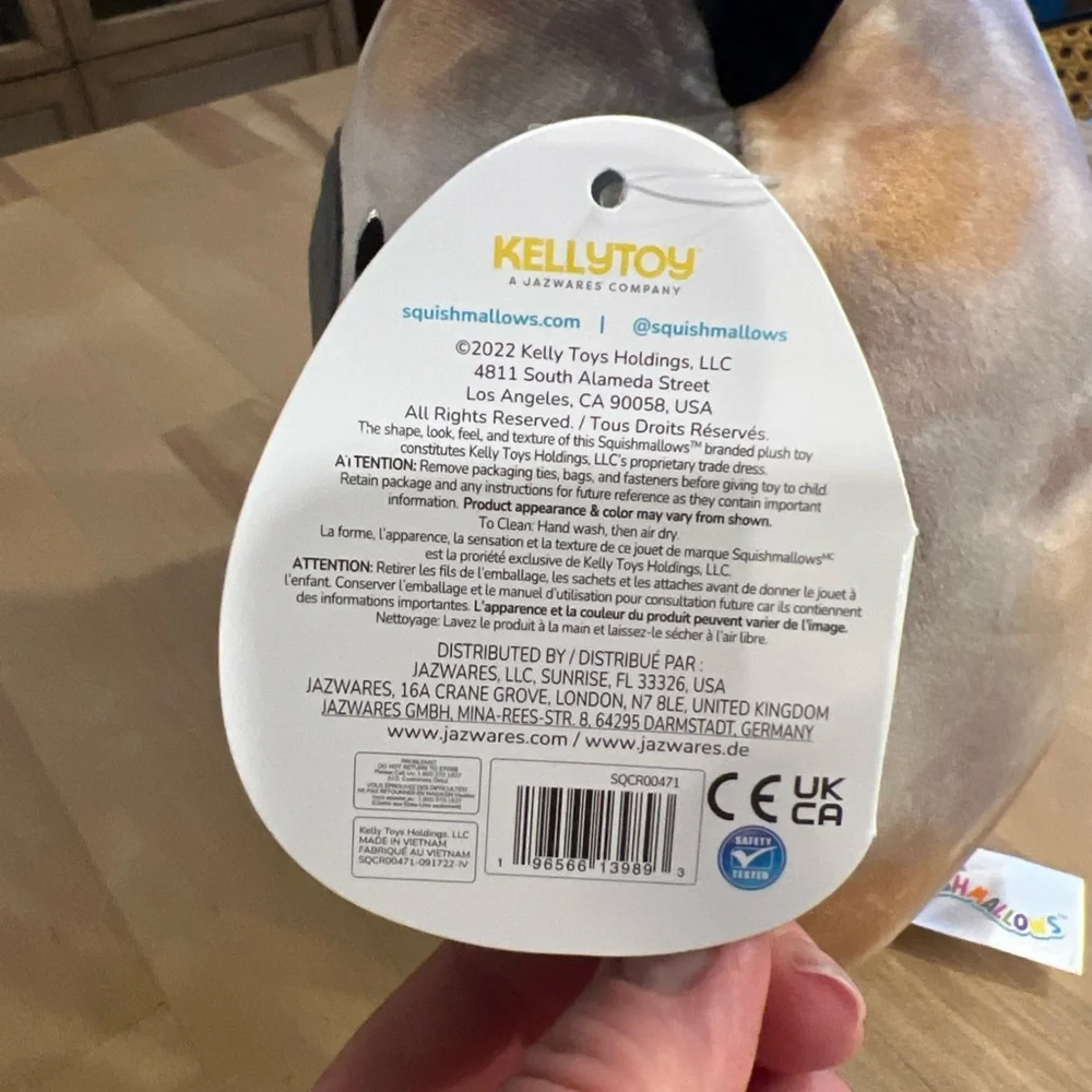 RARE NWT‎ Squishmallows Ballis French Bulldog Dog 8” Puppy Soft Plush KellyToy